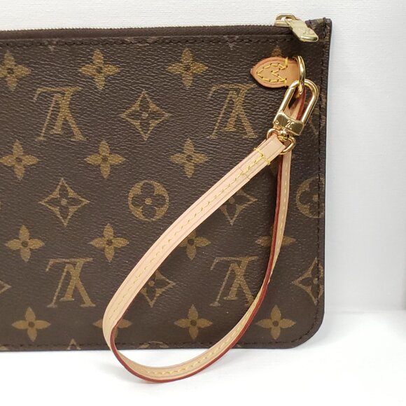 Louis Vuitton Neverfull Wristlet Clutch Monogram White Lux-360-090225 - Picture 5 of 12